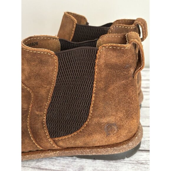 Born Tabby Chelsea Boot (Women) Brown Leather Suede Size 8 - Picture 2 of 13